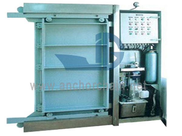 Hydrauliczne drzwi wodoszczelne przesuwne A60