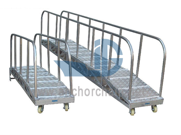 Aluminiowa drabina nabrzeżowa (typ zagięcia)
