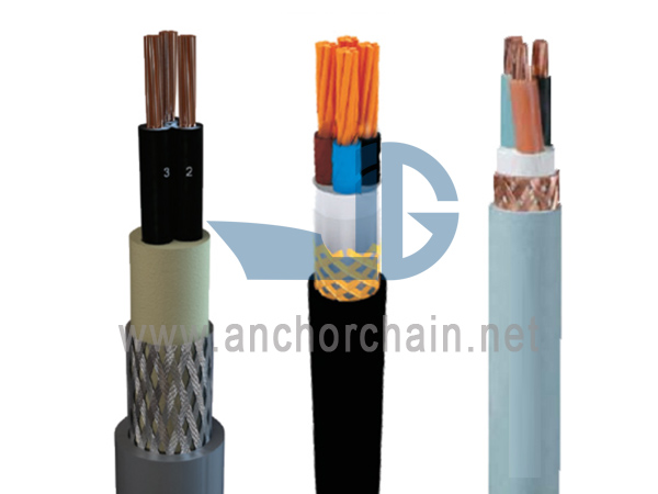 Ognioodporne opancerzone kable sterowania morskiego 250 V