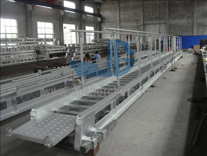 Drabina z aluminium morskiego
