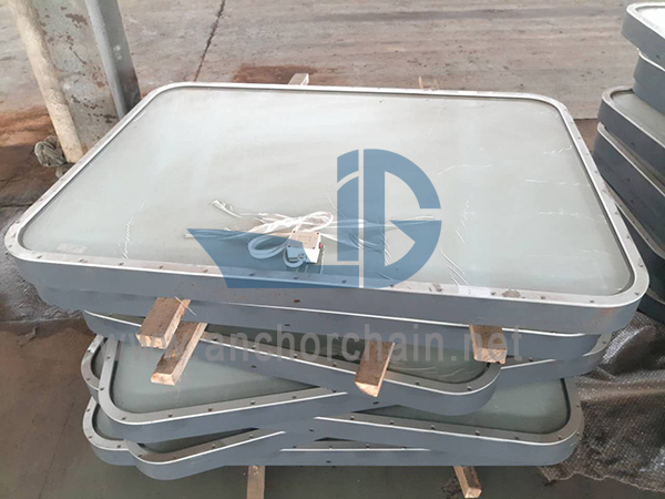 Morskie aluminiowe prostokątne okno z elektrycznym szkłem grzewczym