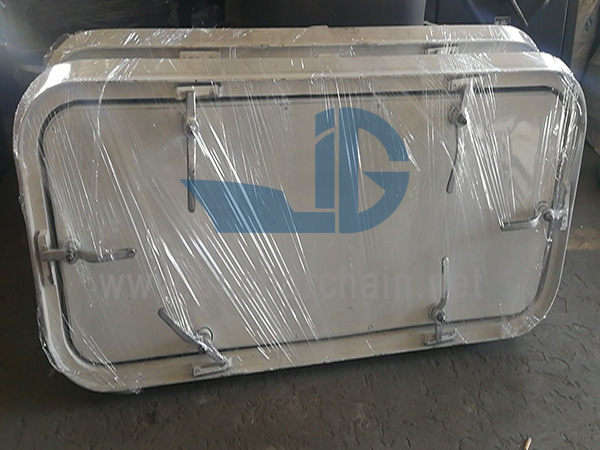 Morskie aluminiowe drzwi strugoszczelne z 6 zamkiem dla psa